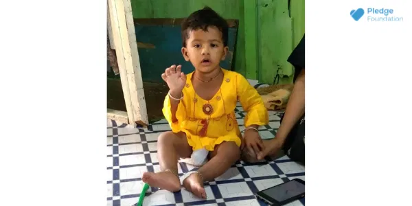 Support little Aaira by donating for her Heart Valve surgery.